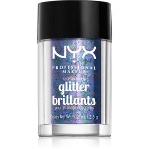 NYX Professional Makeup Glitter Goals Glitre na tvár i telo odtieň 11 Violet 2.5 g