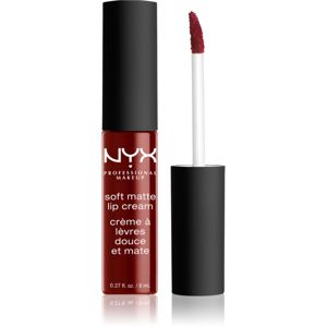 NYX Professional Makeup Soft Matte Lip Cream ľahký tekutý matný rúž odtieň 27 Madrid 8 ml