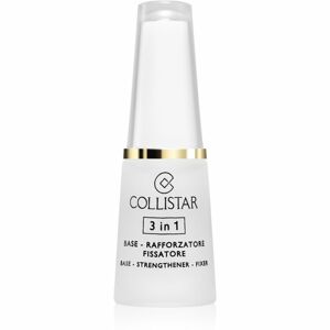 Collistar 3 In 1 Base, Strengthener & Fixer podkladový a vrchný lak na nechty na nechty 6 ml