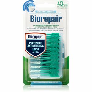 Biorepair Rubber Picks dentálne špáradlá Green - Regular 40 ks