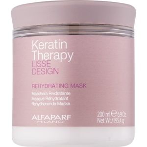 Alfaparf Milano Keratin Therapy Lisse Design rehydratačná maska pre všetky typy vlasov 200 ml