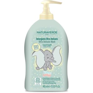 Disney Naturaverde Baby Ultra Delicate Wash sprchový gél a šampón 2 v 1 pre deti od narodenia 400 ml