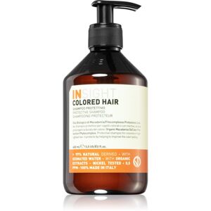 INSIGHT Colored Hair rozjasňujúci a posilňujúci šampón pre farbené vlasy s vysokým leskom 400 ml