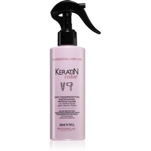 Phytorelax Laboratories Keratin Color sprej na ochranu vlasov pred teplom s keratínom 200 ml
