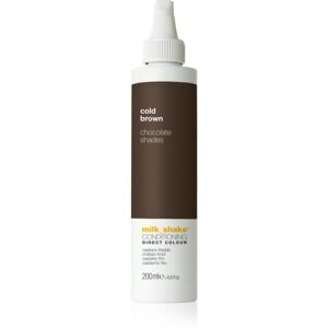 Milk Shake Direct Colour tónovací kondicionér pre intenzívnu hydratáciu pre všetky typy vlasov Cold Brown 200 ml