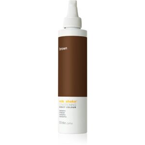 Milk Shake Direct Colour tónovací kondicionér pre intenzívnu hydratáciu pre všetky typy vlasov Brown 100 ml