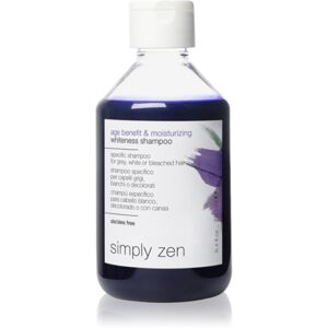 Simply Zen Age Benefit & Moisturizing Whiteness Shampoo tónovací šampón pre zosvetlené alebo melírované vlasy 250 ml