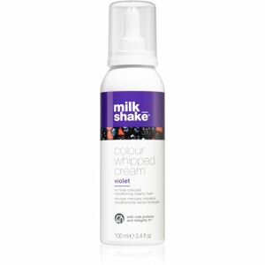 Milk Shake Colour Whipped Cream tónovacia pena pre všetky typy vlasov Violet 100 ml