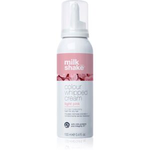 Milk Shake Colour Whipped Cream tónovacia pena pre všetky typy vlasov Light Pink 100 ml
