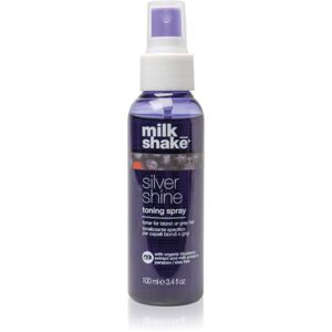 Milk Shake Silver Shine Toning Spray tónovací sprej pre blond a šedivé vlasy 100 ml