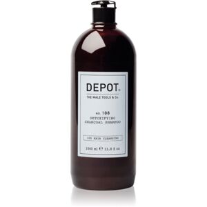 Depot No. 108 Detoxifing Charchoal Shampoo čiastiaci detoxikačný šampón pre všetky typy vlasov 1000 ml