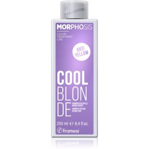 Framesi Morphosis Cool Blonde šampón neutralizujúci žlté tóny pre studené odtiene blond 250 ml