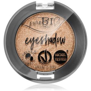 puroBIO Cosmetics Compact Eyeshadows očné tiene odtieň 01 Champagne 2,5 g