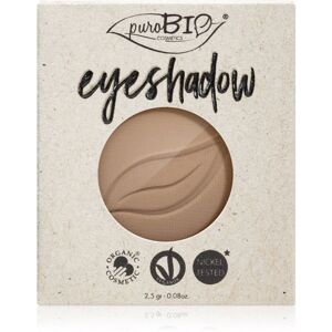 puroBIO Cosmetics Compact Eyeshadows očné tiene náhradná náplň odtieň 02 Dove Gray 2,5 g
