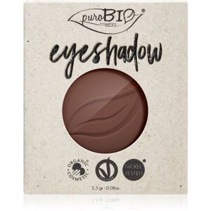 puroBIO Cosmetics Compact Eyeshadows očné tiene náhradná náplň odtieň 03 Brown 2,5 g
