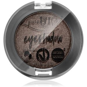 puroBIO Cosmetics Compact Eyeshadows očné tiene odtieň 19 Intense Gray 2,5 g