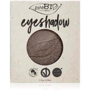 puroBIO Cosmetics Compact Eyeshadows očné tiene náhradná náplň odtieň 19 Intense Gray 2,5 g