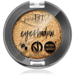 puroBIO Cosmetics Compact Eyeshadows očné tiene odtieň 24 Gold 2,5 g
