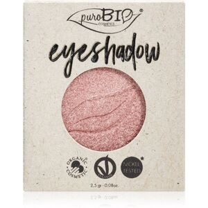 puroBIO Cosmetics Compact Eyeshadows očné tiene náhradná náplň odtieň 25 Pink 2,5 g