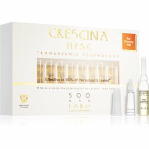 Crescina Transdermic 500 Re-Growth starostlivosť pre podporu rastu vlasov pre mužov 20x3,5 ml