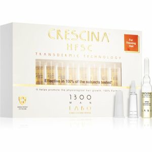 Crescina Transdermic 1300 Re-Growth starostlivosť pre podporu rastu vlasov pre mužov 20x3,5 ml