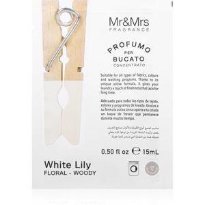 Mr & Mrs Fragrance White Lily koncentrovaná vôňa do práčky 15 ml
