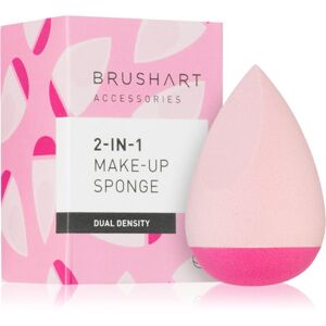 BrushArt Make-up Sponge 2-in-1 Dual density precízna hubka na make-up 2 v 1 1 ks