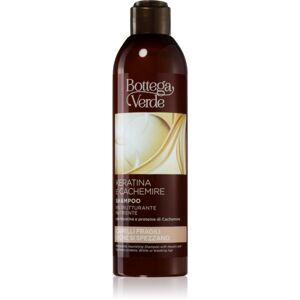 Bottega Verde Keratin & Cashmere vyživujúci šampón pre slabé, namáhané vlasy 250 ml