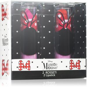 Disney Minnie Mouse 2 Lipsticks darčeková sada (pre deti)