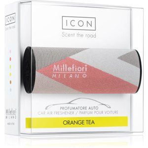 Millefiori Icon Orange Tea vôňa do auta Textile Geometric
