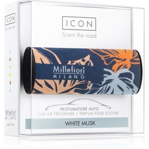 Millefiori Icon White Musk vôňa do auta Textile Geometric
