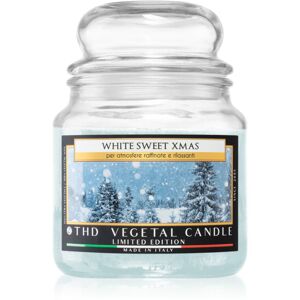 THD Vegetal White Sweet Xmas vonná sviečka 400 g