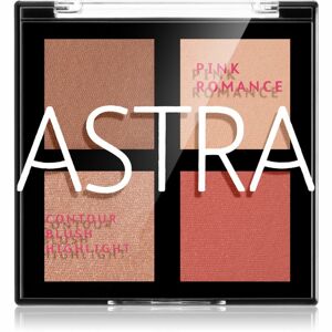 Astra Make-up Romance Palette kontúrovacia paletka na tvár na tvár odtieň 02 Pink Romance 8 g