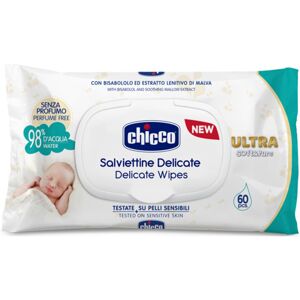 Chicco Soft & Pure vlhčené obrúsky pre deti 60 ks