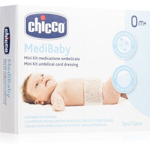 Chicco MediBaby 0m+ sada chráničov na pupok pre bábätká 3 ks