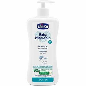 Chicco Baby Moments detský šampón na vlasy 500 ml