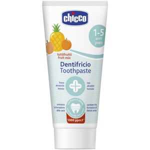 Chicco Toothpaste Fruit Mix detská zubná pasta s fluoridom 1-5 y 50 ml