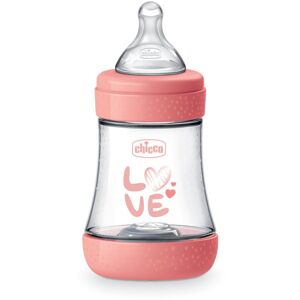 Chicco Perfect 5 dojčenská fľaša 0 m+ Slow Flow Pink 150 ml