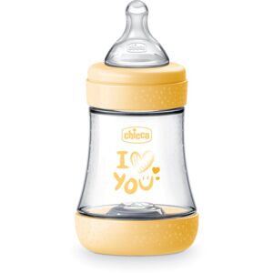 Chicco Perfect 5 dojčenská fľaša 0 m+ Slow Flow Yellow 150 ml