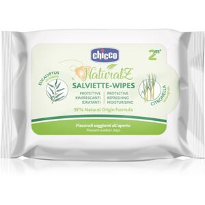 Chicco NaturalZ Protective & Refreshing Wipes obrúsky proti komárom 2 m+ 20 ks