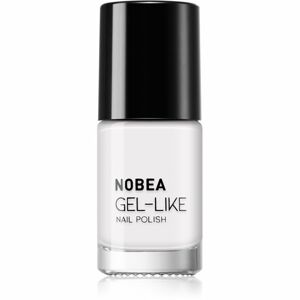 NOBEA Day-to-Day Gel-like Nail Polish lak na nechty s gélovým efektom odtieň Snow white #N57 6 ml
