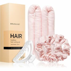 BrushArt Hair Heatless hair curling set sada na natáčanie vlasov Pink