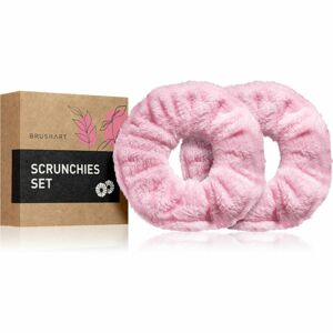 BrushArt Home Salon Towel scrunchie gumičky do vlasov Pink