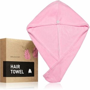 BrushArt Home Salon Hair towel uterák na vlasy Pink