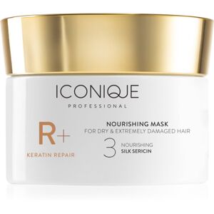 ICONIQUE Professional R+ Keratin repair obnovujúca maska pre suché a poškodené vlasy 200 ml