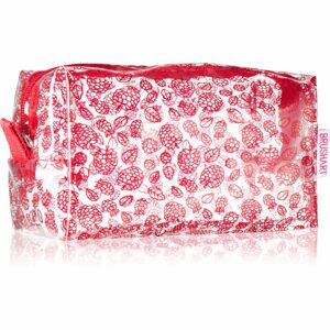 BrushArt Berry Cosmetic bag transparentná kozmetická taštička Berry