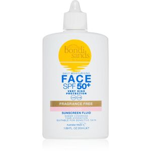 Bondi Sands SPF 50+ Fragrance Free Tinted Face Fluid tónovací ochranný krém na tvár SPF 50+ 50 ml