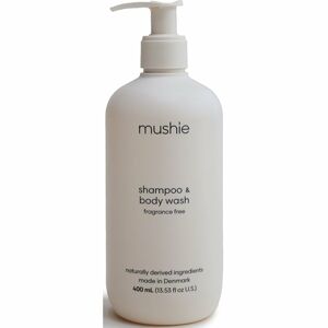 Mushie Organic Baby sprchový gél a šampón 2 v 1 pre deti 400 ml