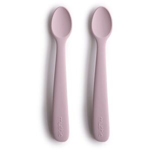 Mushie Silicone Feeding Spoons lyžička Soft Lilac 2 ks