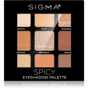 Sigma Beauty Eyeshadow Palette Spicy paletka očných tieňov 9 g